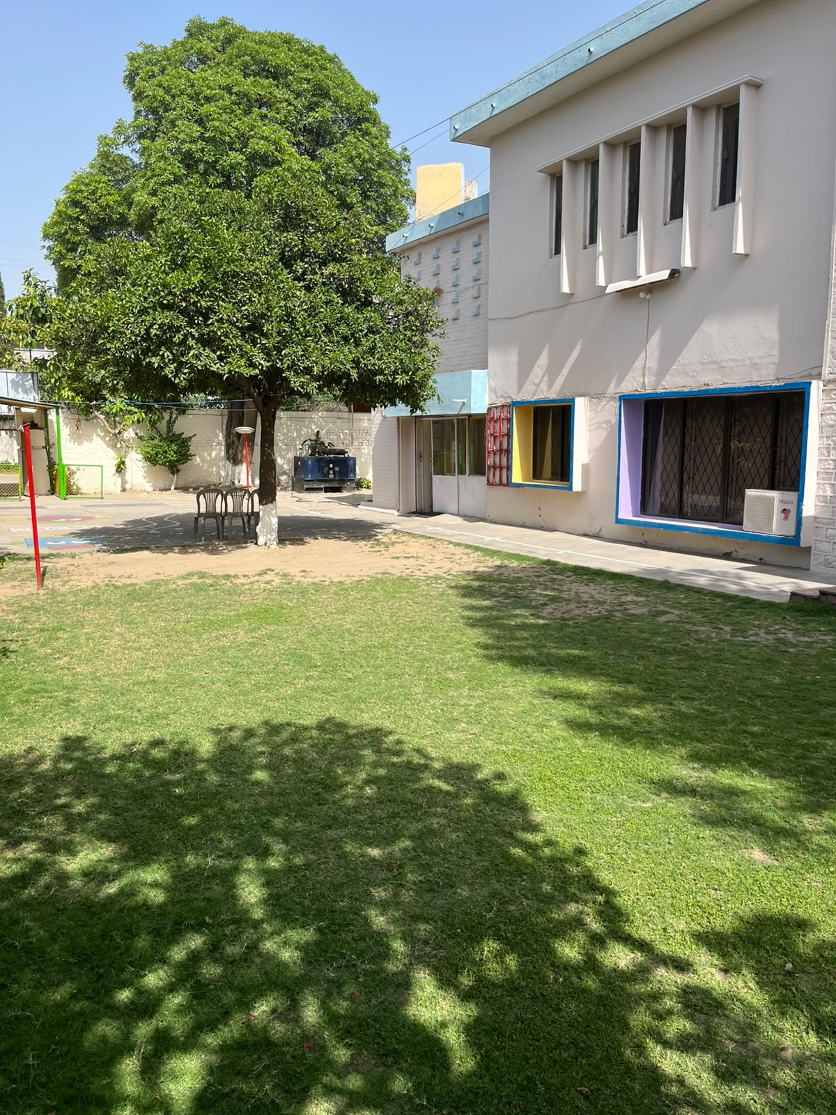 Campus grounds and classroom wing